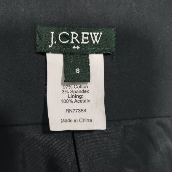 J.Crew Classic Black Lined V-Neck Sleeveless Sheath Dress Women's Size 8 - Picture 7 of 10